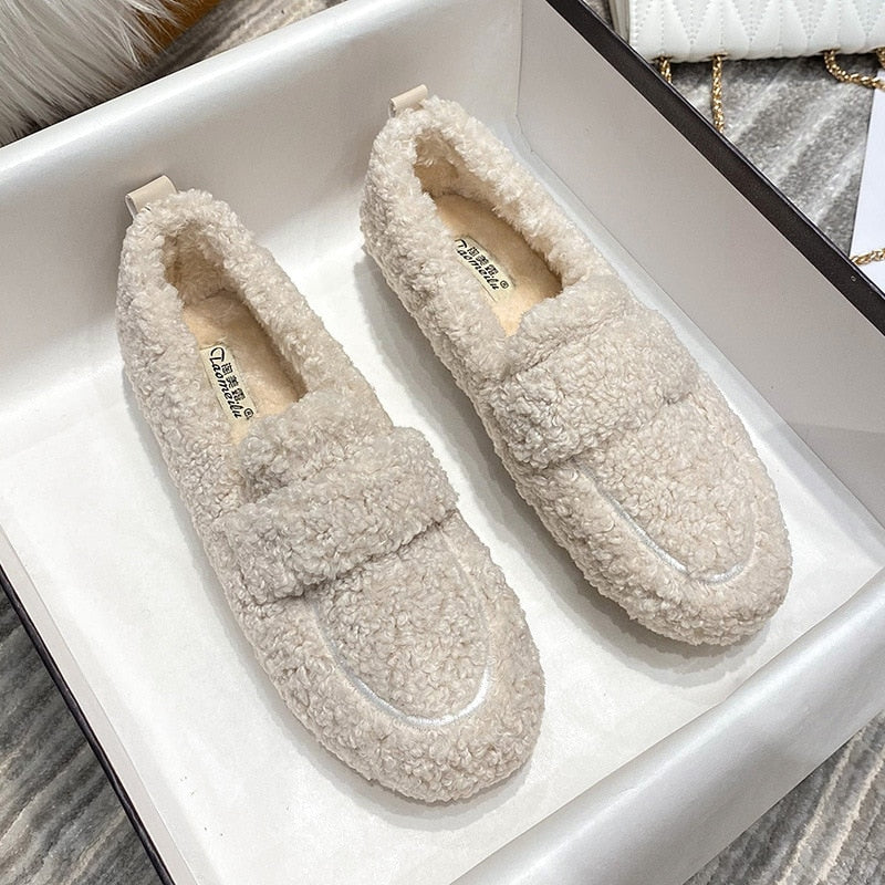 Levoire | Chaussons En Fleece Confortables Crème