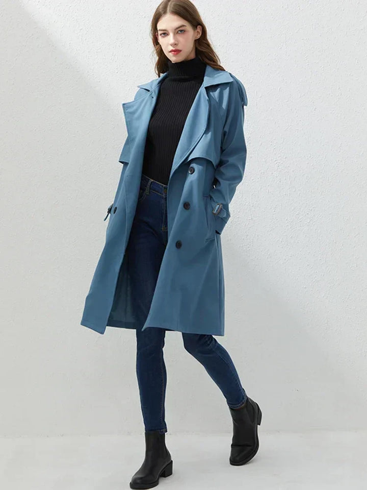 Levoire | Manteau avec boutons et ceinture