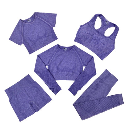 Levoire | Ensemble De Sport Cinq Pièces Lila