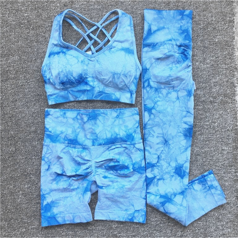 Levoire | Set Vêtements De Sport 3 Pack Bleu