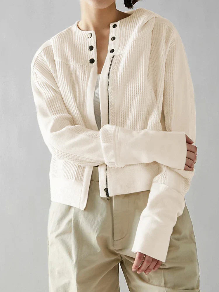 Levoire | Chauffant Hoodie Fr Femmes Crème