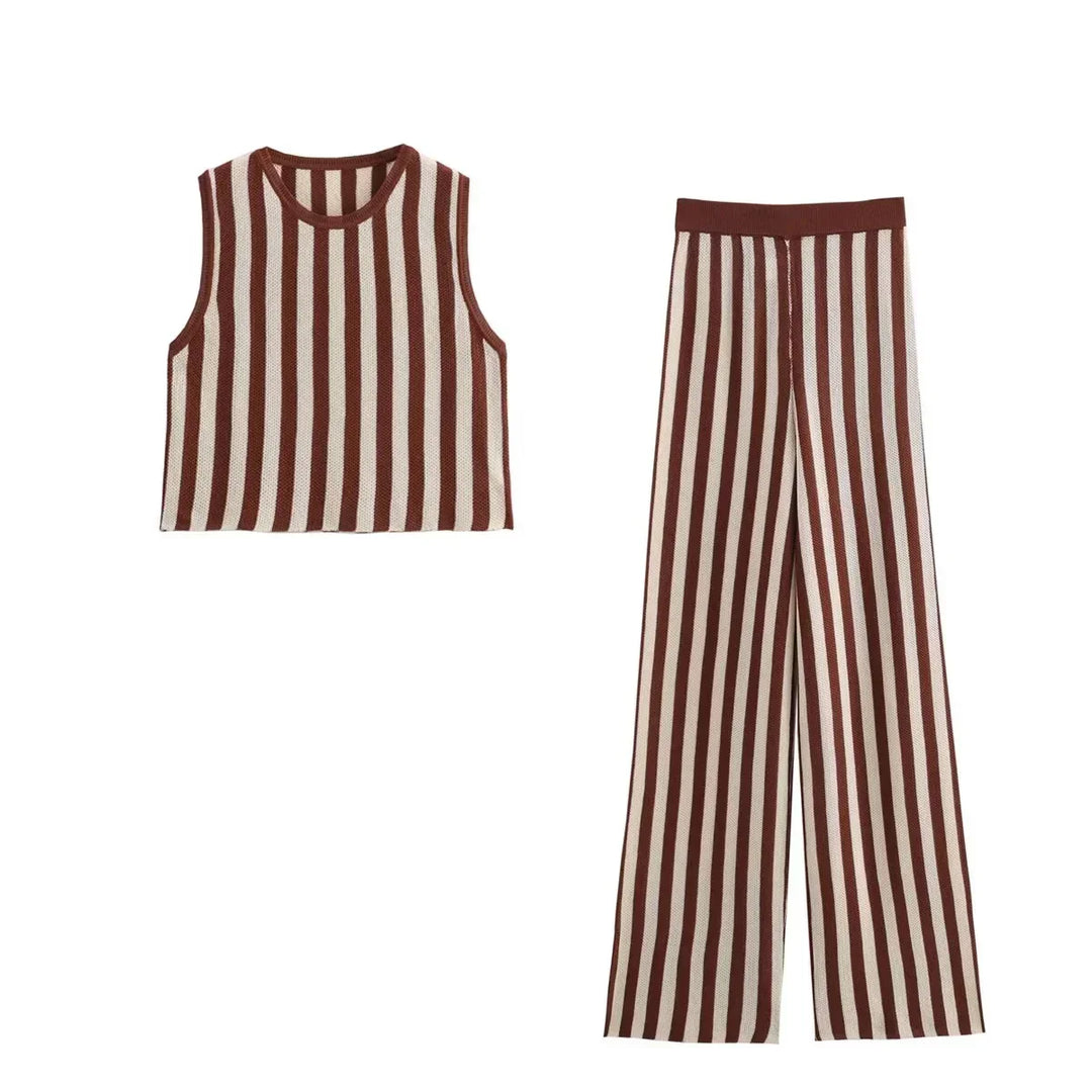 Levoire | Haut Sans Manches Et Pantalon Large