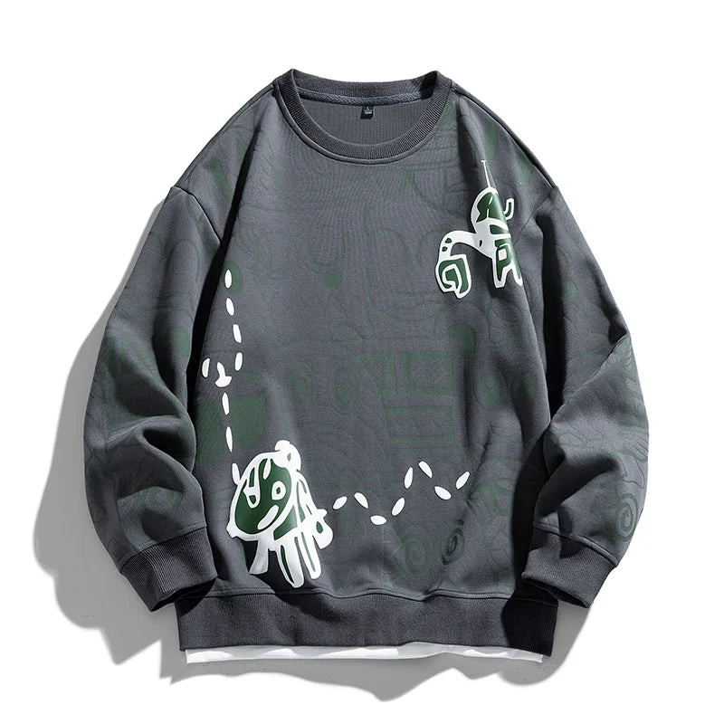 Levoire | Pull Graffitone Statement Gris foncé