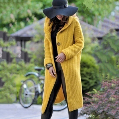 Levoire Cardigan à capuche | Magnifique cardigan au style! Jaune