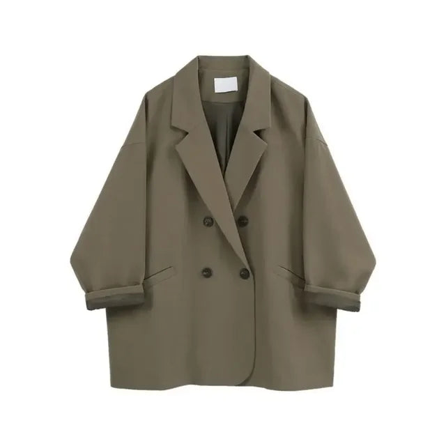 Levoire | Grande Taille Jusqu'À Rangée Bleue Veste Braun