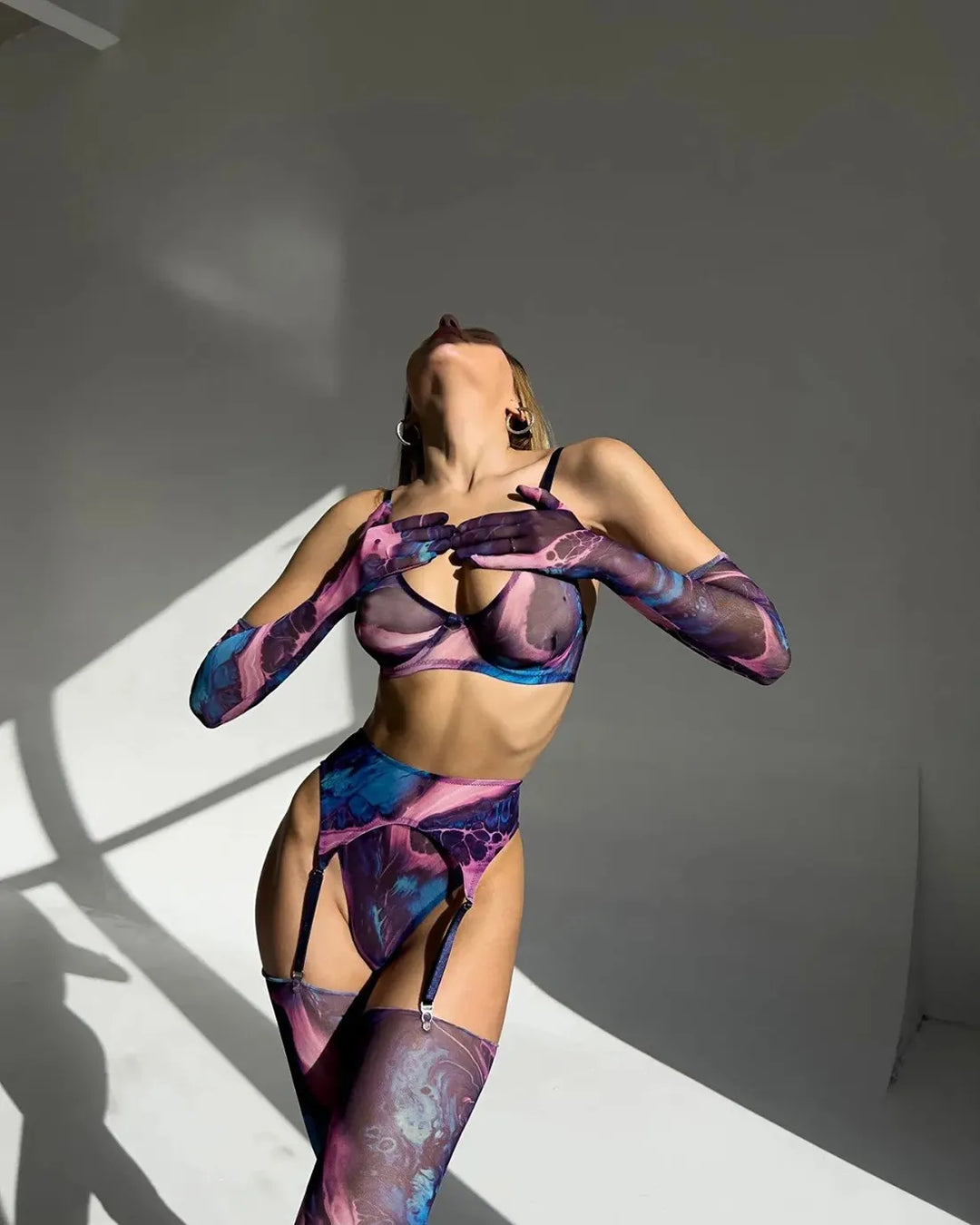 Levoire | Ensemble De Lingerie Tie Dye 5 Pièces