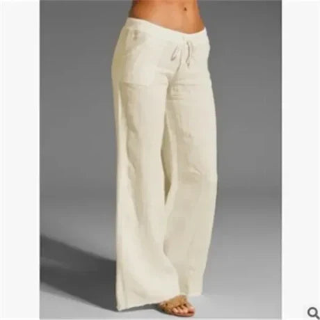 Levoire | Pantalon En Lin Crème