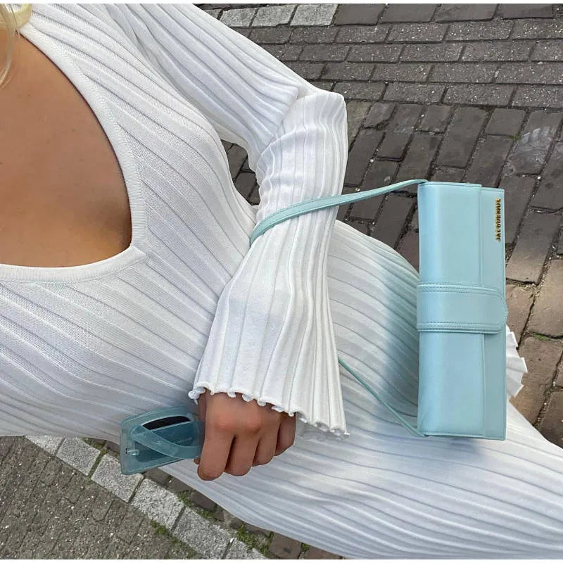 Levoire | Robe Midi À Manches Longues