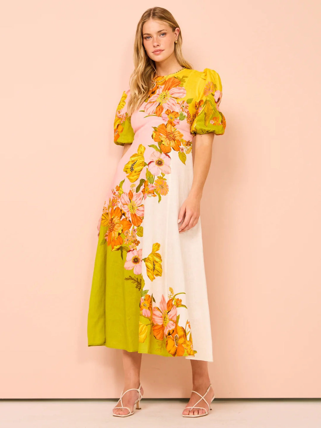 Levoire | Robe Midi Fleurie Tendance pour les Vacances