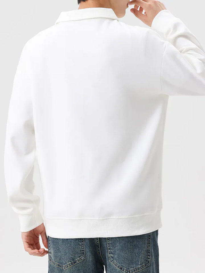 Levoire | Pull Polo Pour Hommes Élégant Avec Fermeture Éclair Pour Un Usage Quotidien