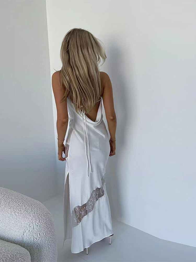 Levoire | Velours Manches Longues Off-Shoulder Midi Robes