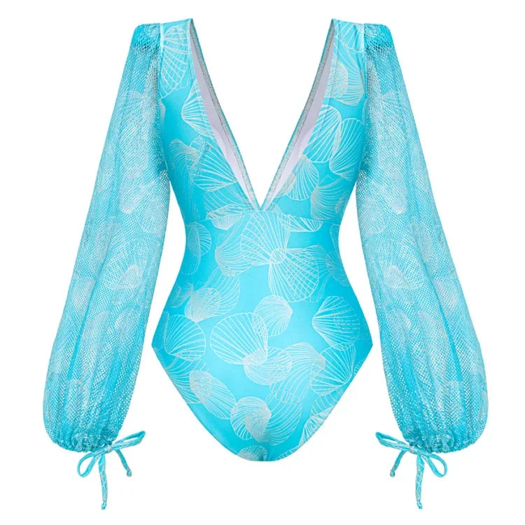 Levoire | Maillot De Bain À Manches Longues Avec Jupe Pour Un Look De Plage Élégant