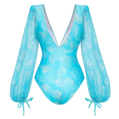 Levoire | Maillot De Bain À Manches Longues Avec Jupe Pour Un Look De Plage Élégant