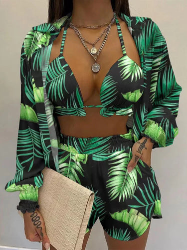 Levoire | Ensemble Bikini Taille Haute Vert