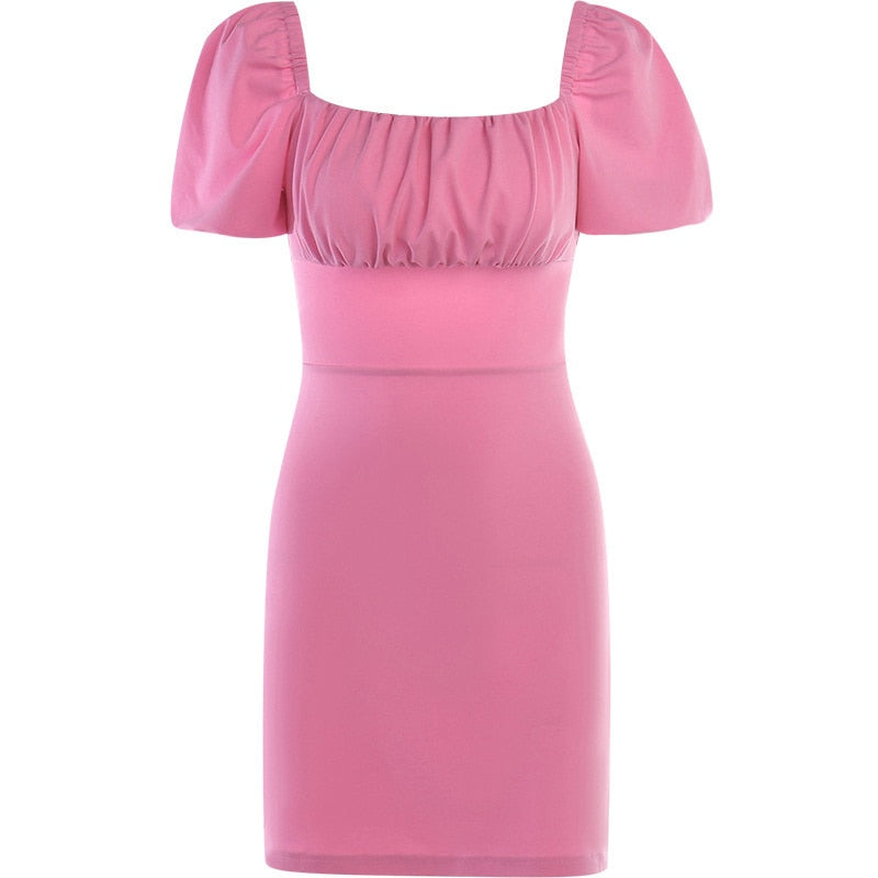 Levoire | Manchette Bouffante Ouverture Au Dos Robe Mini