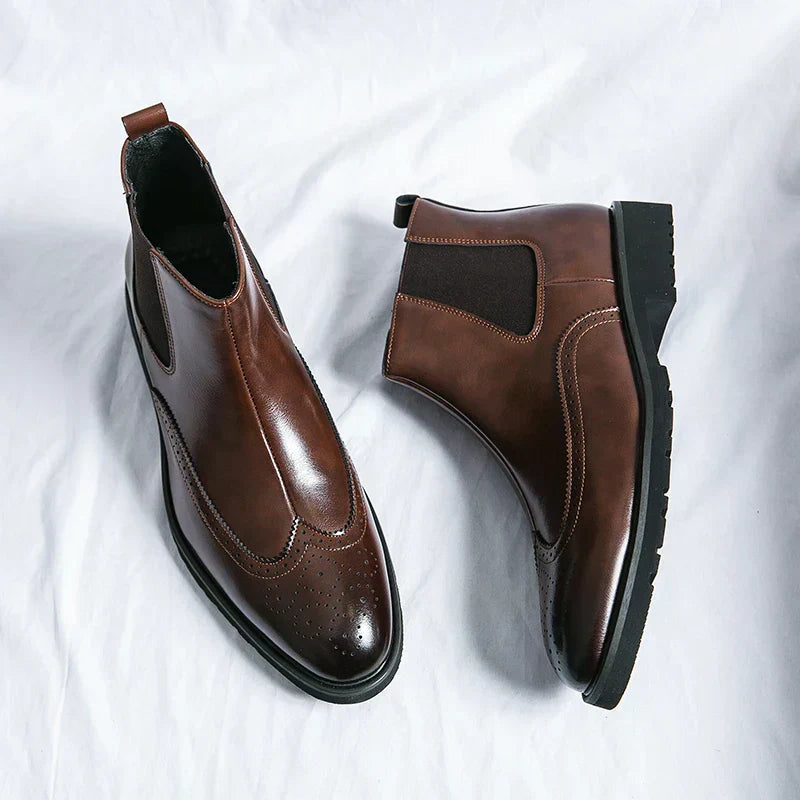Levoire | Bottes En Cuir Durables Braun