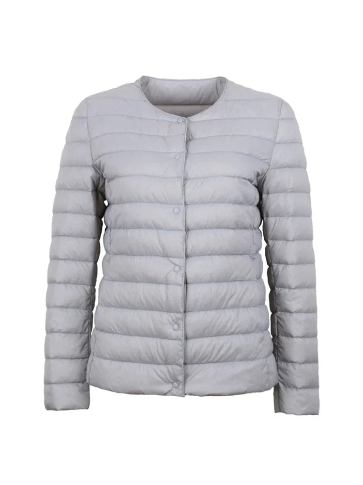 Levoire | Veste Matelassée Élégante Gris