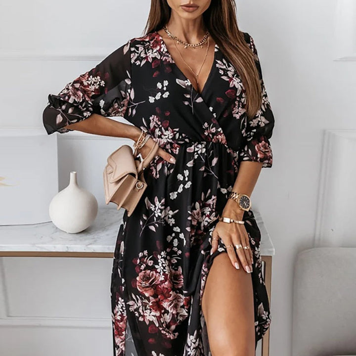 Levoire | Robe Midi Avec Fente Pour Femmes