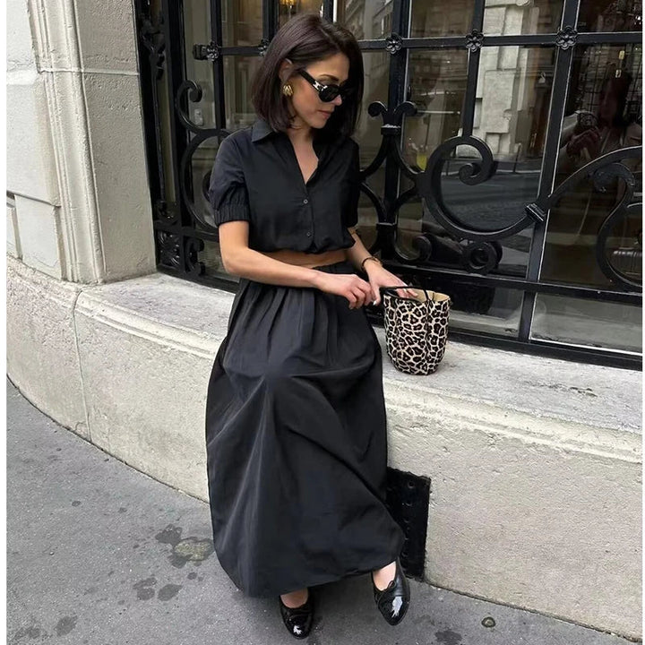 Levoire | Polo Chic Et Jupe Plissée