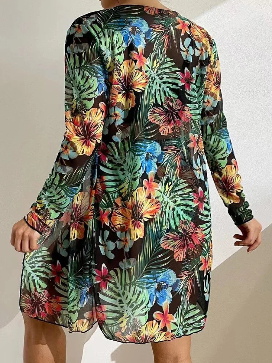 Levoire | Ensemble Bikini Trois Pièces Tropical