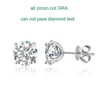 Levoire | Boucles Moissanite 0,2-2Ct tous les zircon non GRA