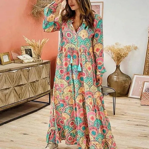 Levoire | Robe Maxi Imprimée À Motif Floral