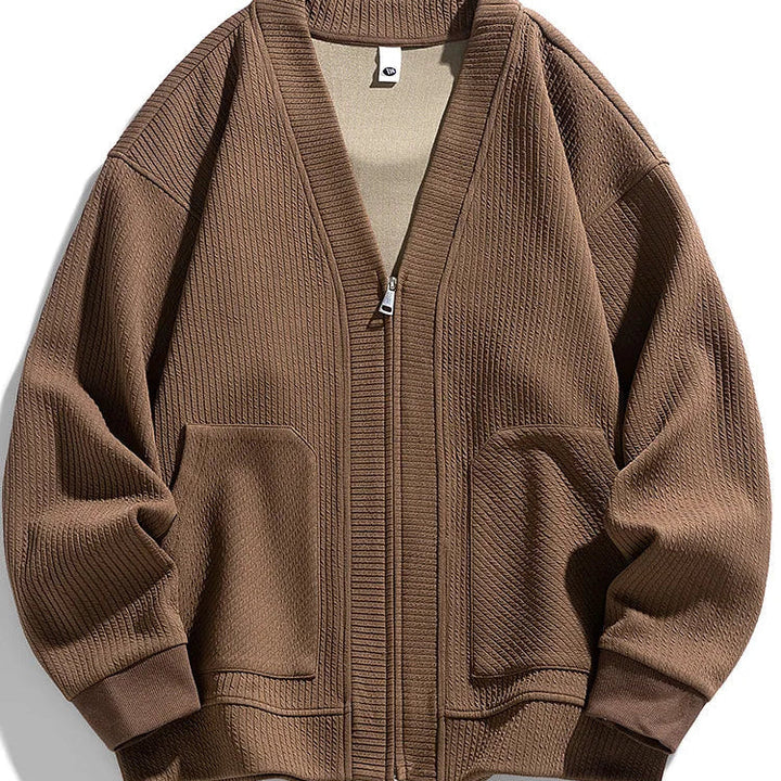 Levoire | Veste Tricot À Manches Longues Avec Fermeture Éclair Kaffe