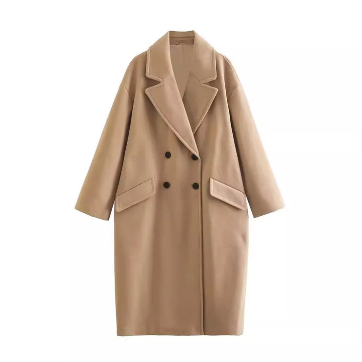 Levoire | Trench-Coat Femme À Double Bouton Et Col Beige