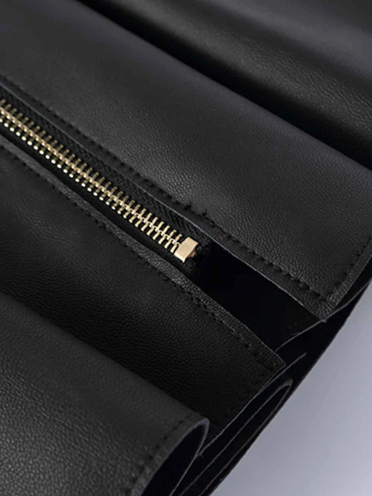 Levoire | Mini-Jupe En Faux Cuir