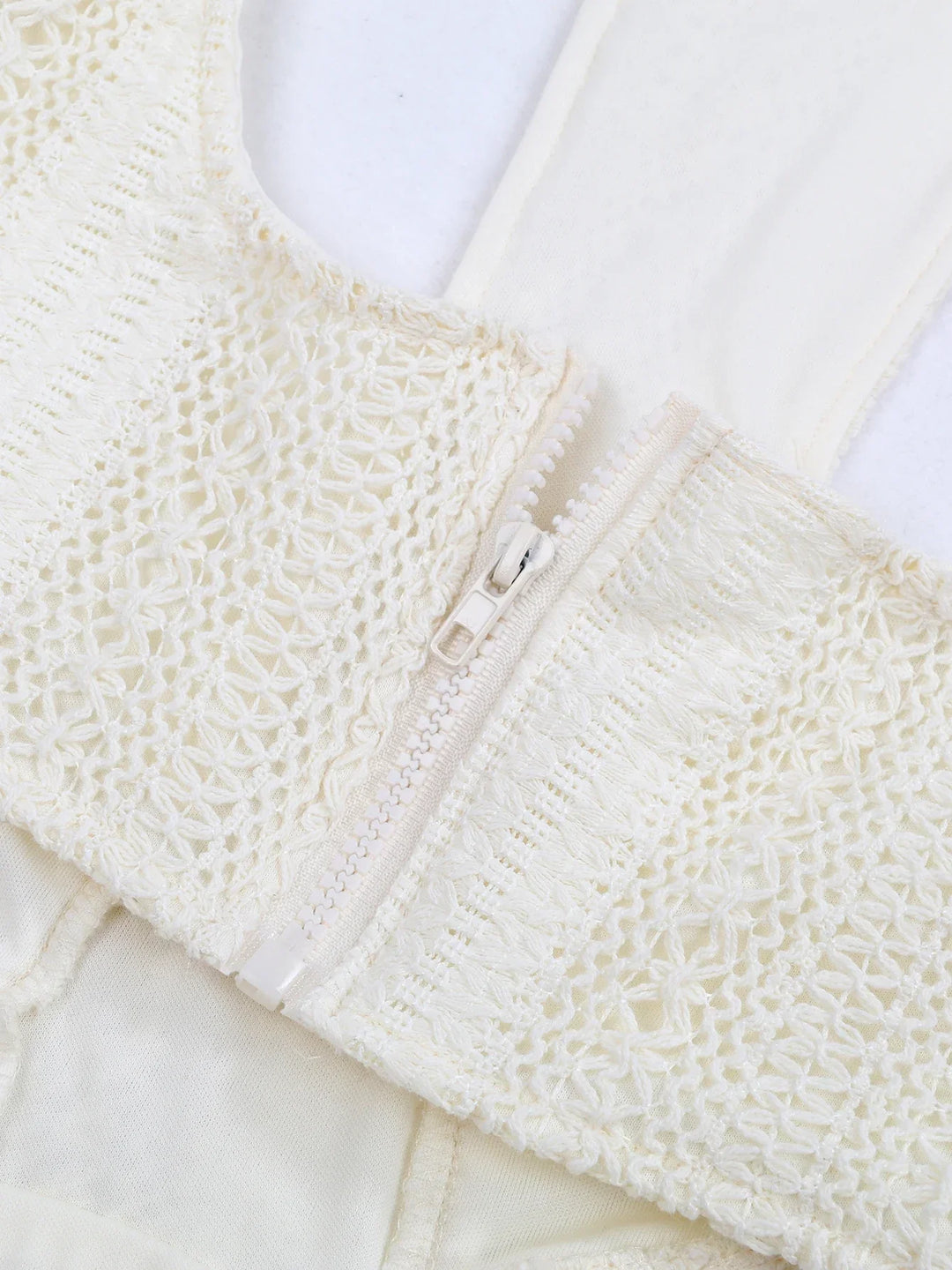 Levoire | Robe Mini/Longue À Col Cheminée Tricotée Frangée