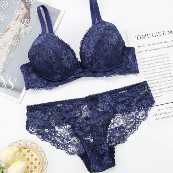 Levoire | Ensemble De Lingerie Push-Up En Dentelle Grande Taille