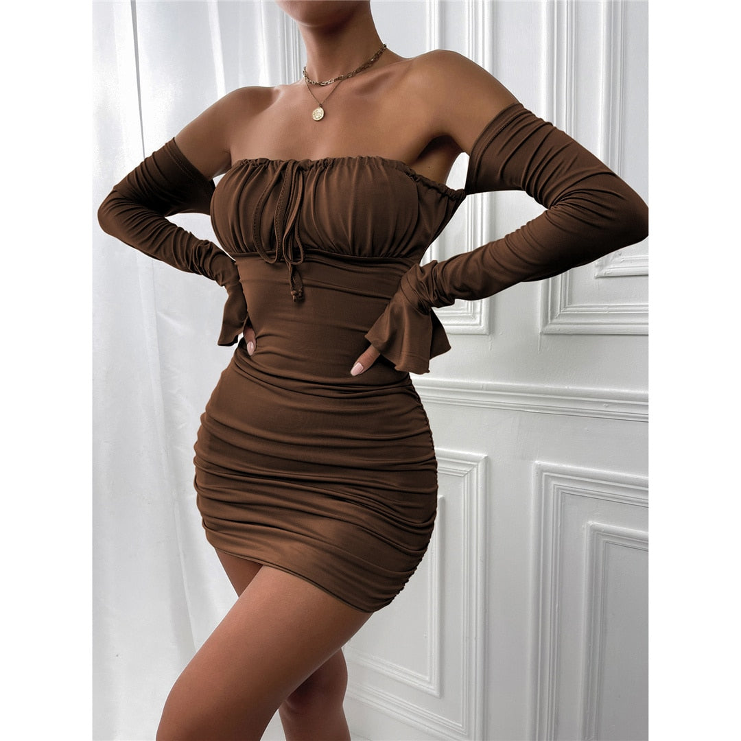 Levoire | Sans Manches Pull À Capuche Longue Robe À Nouer