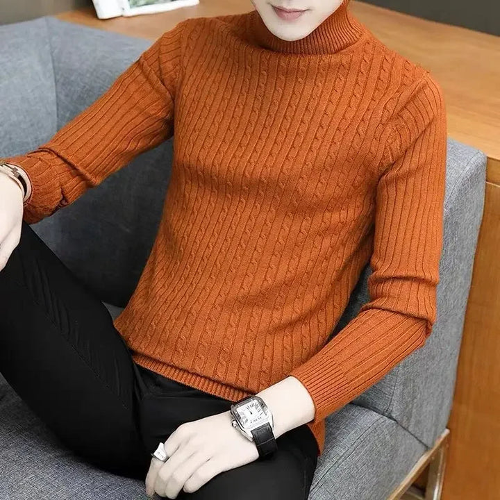 Levoire | Pull Classique Pour Homme À Motif Torsadé Pour Chaque Saison Caramel