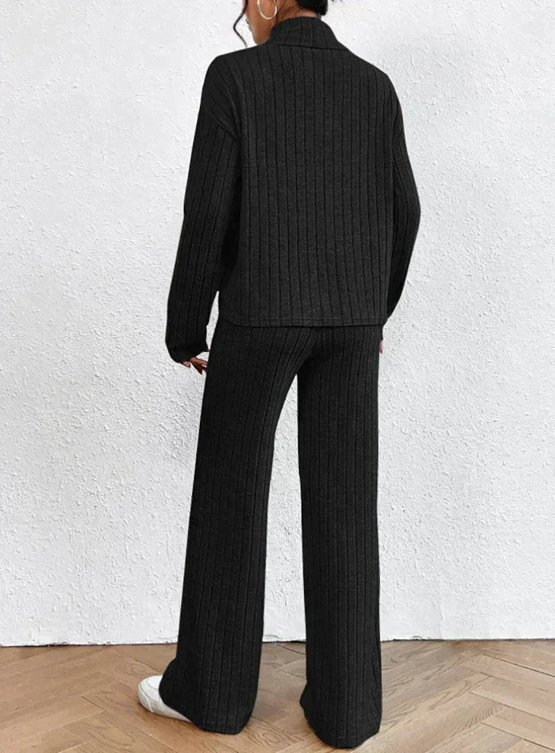 Levoire | Pull Col Montant Manches Longues Pantalon