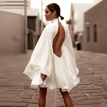 Levoire | Blanc Col Roulé Détail En Volants