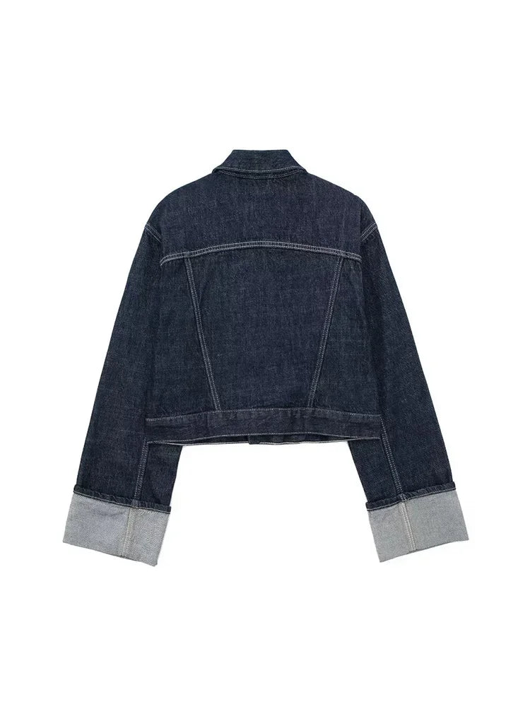 Levoire | Veste En Denim Bordeaux