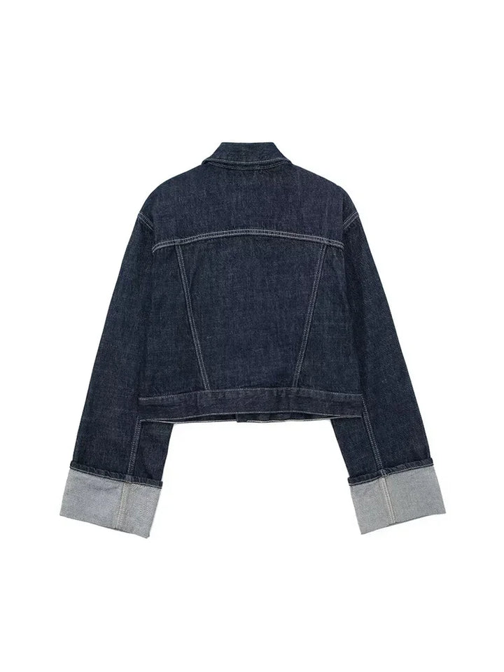 Levoire | Veste En Denim Bordeaux