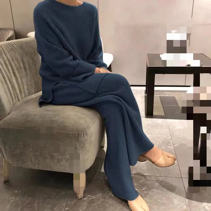 Levoire | Combinaison En Tricot Confortable Blau