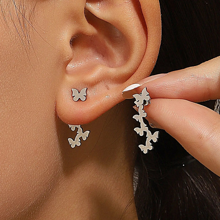 Levoire | Boucles Géométriques Acier Inoxydable 2047