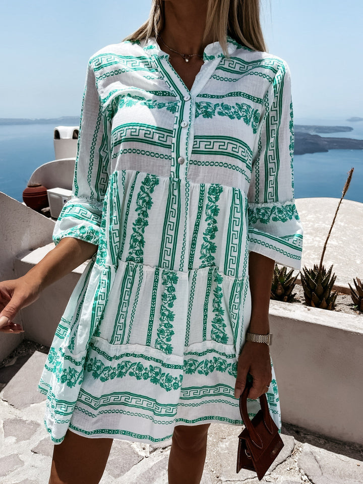 Levoire | Robe Volants Légère Motif Joyeux