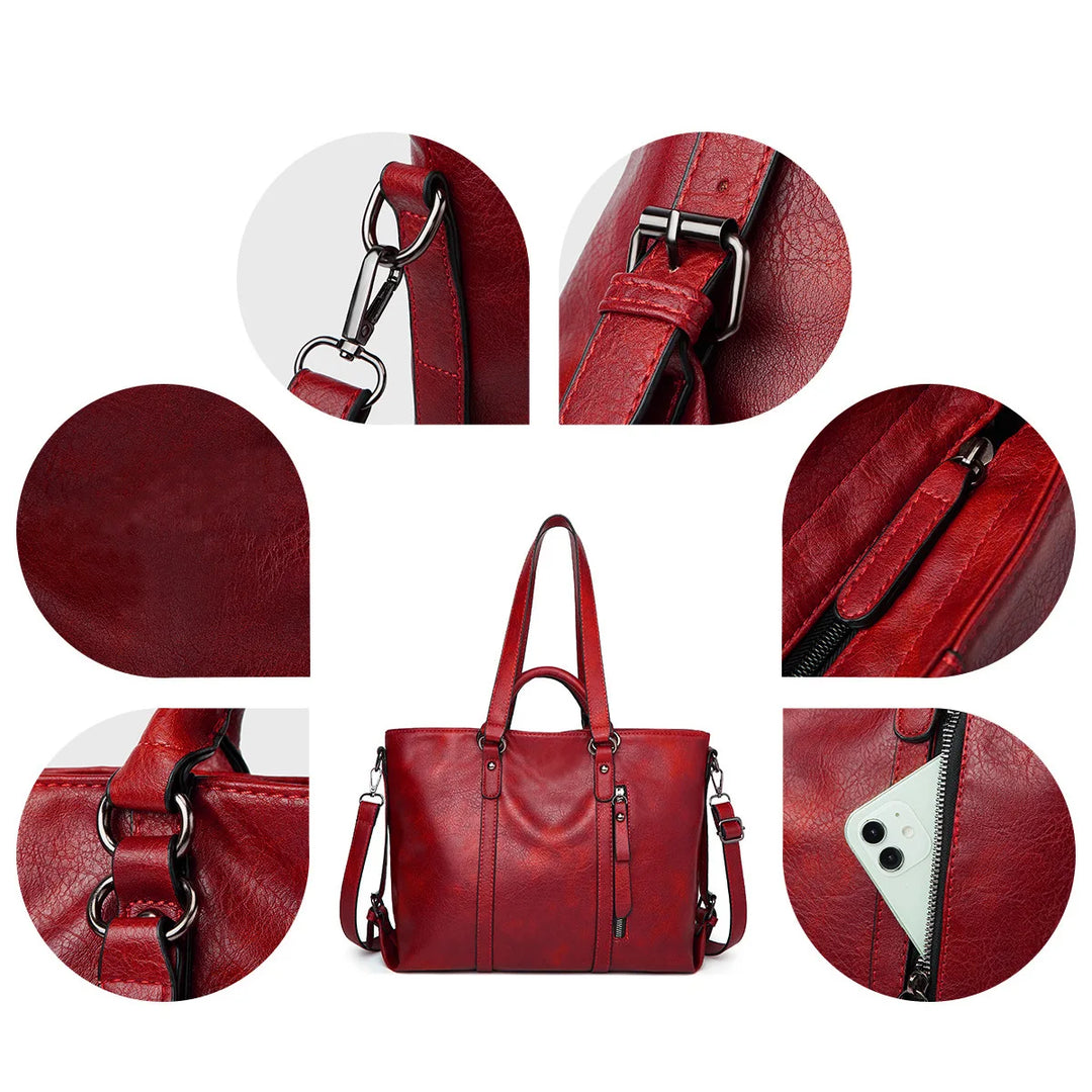 Levoire | Sac À Bandoulière En Cuir De Grande Capacité