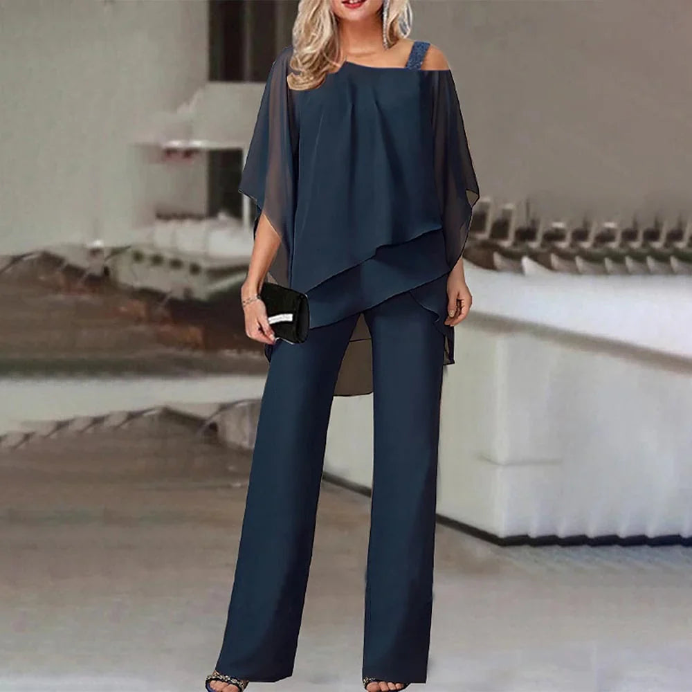 Levoire | Combinaisons Froid Épaule Femmes Bleu marine