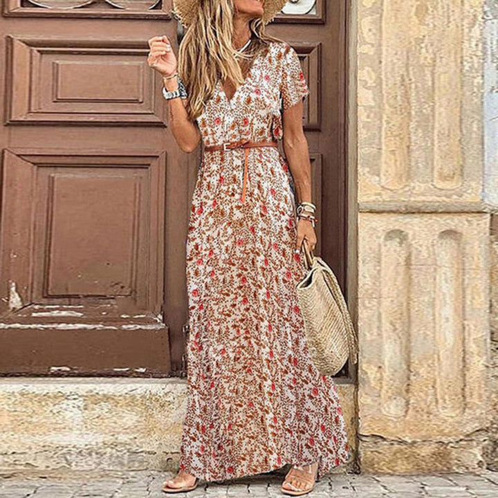 Levoire | Robe Dame Élégante Boho Chic Braun