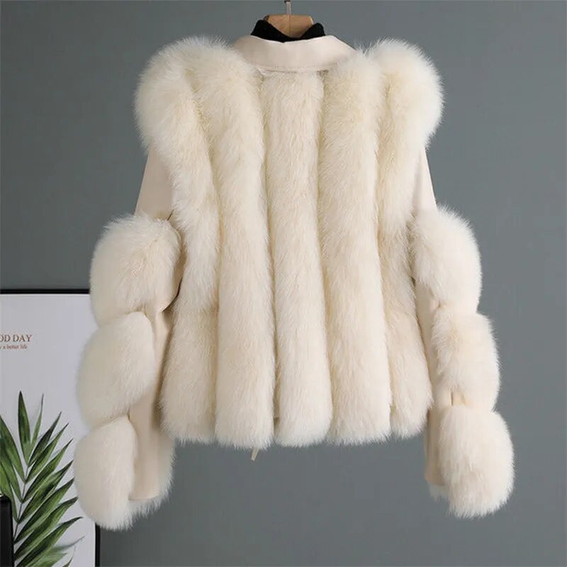 Levoire | Veste En Cuir De Luxe Arktis Avec Fourrure