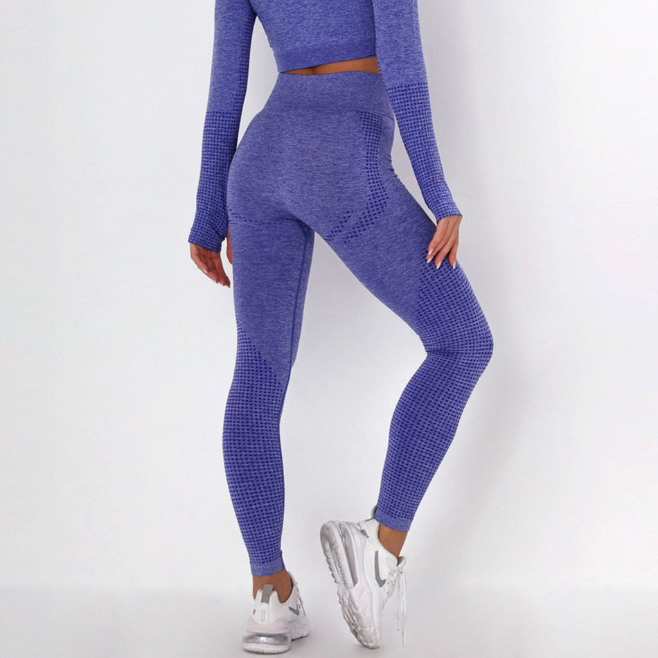 Levoire | Pantalon de Jogging avec Effet Push-Up et Taille Haute pour Femmes Lila