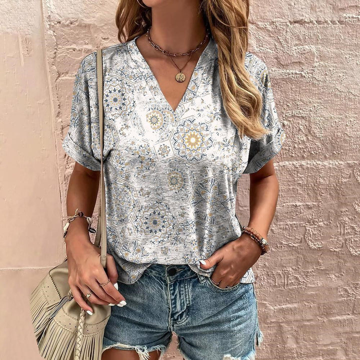 Levoire | Manches Courtes Chemise Décontractée Multicolore 5