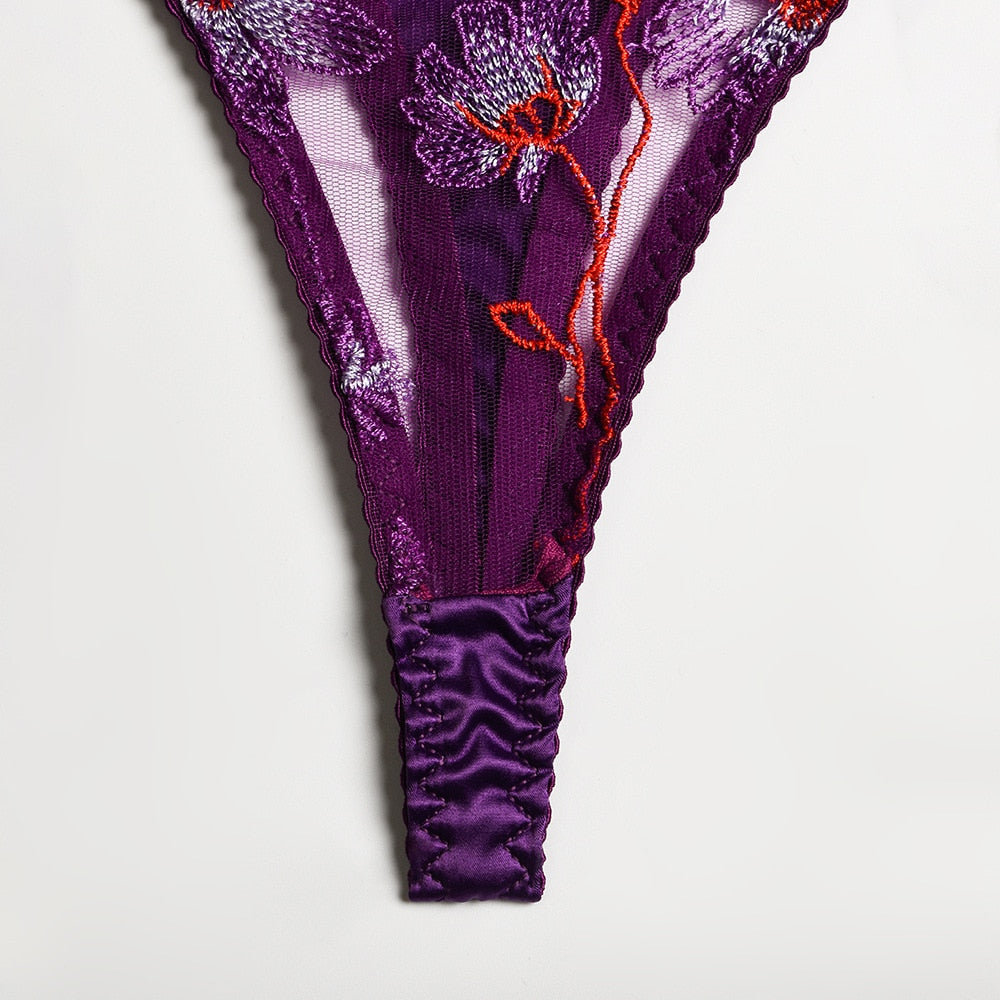 Levoire | Ensemble De Lingerie Transparent Avec Des Détails Fins