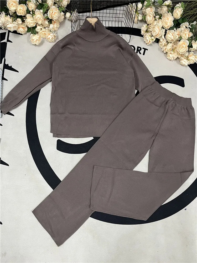Levoire | Ensemble En Tricot Café