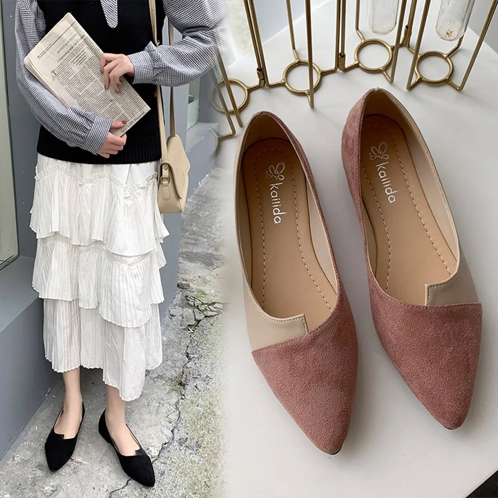 Levoire | Slip On Respirant Femmes Appartement Ballet Chaussures