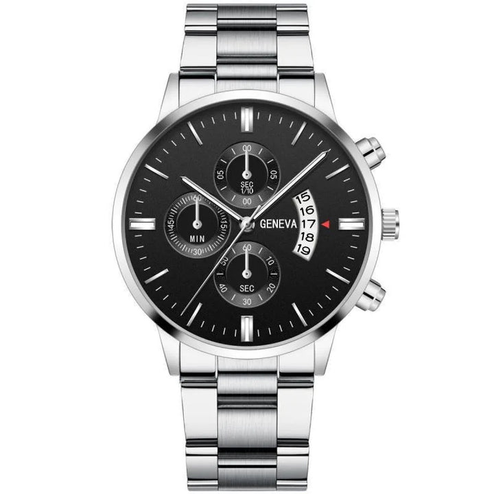 Levoire | Montre Luxe Homme Noir Argent